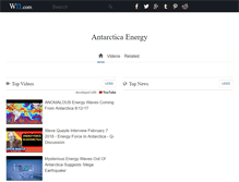 Tablet Screenshot of antarcticaenergy.com